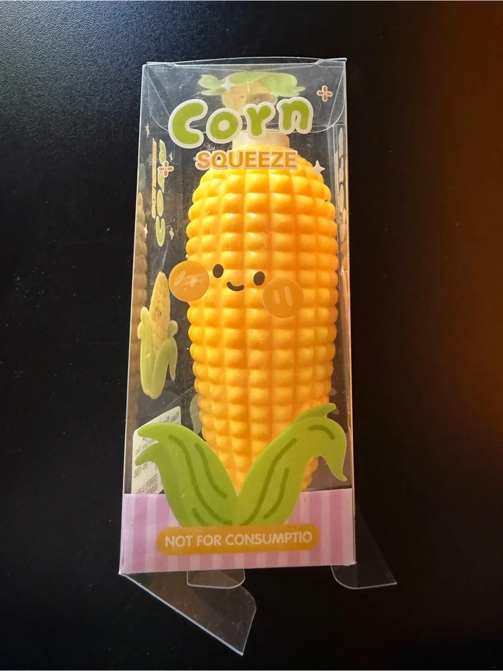 New Squishy Corn on Cob Crunchy Textured Squeeze Toy Fidget ASMR Tactile